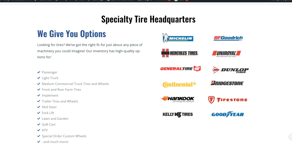 tire brands chart